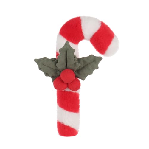 Apricot Lamb Christmat Candy Cane Süßigkeiten Plüschtiere für Kinder, weiche niedliche Kuscheltier für Baby Mädchen und Jungen, Flauschige WeihnachtenCandy Cane SüßigkeitenRot 22 cm von Apricot Lamb