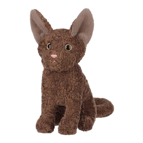 Apricot Lamb –Devon Rex Katze Cat- Plüsch Spielzeug Plüschtier für Mädchen, Jungen & Babys – Flauschiger Stofftier zum Spielen – Gemütliches Schmusetier – Plüsch Devon Katze von Apricot Lamb