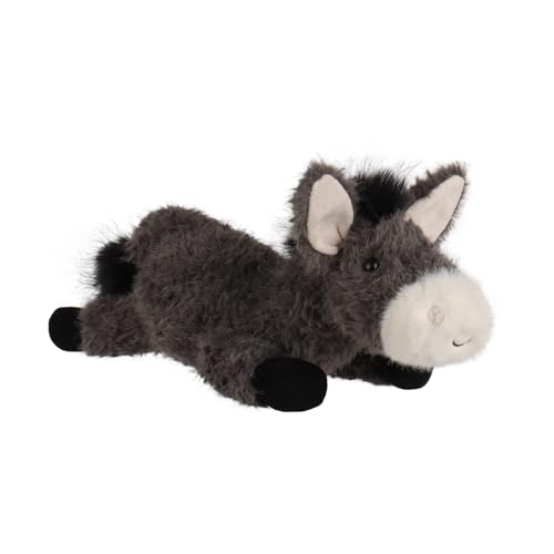 Apricot Lamb Fauler Esel Plüschtiere für Kinder, weiche niedliche Kuscheltier für Baby Mädchen und Jungen, Flauschige Esel Grau 30 cm von Apricot Lamb