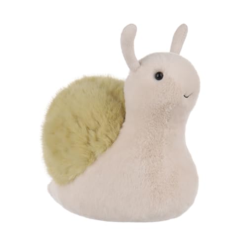 Apricot Lamb Freie Schnecke Insekt Plüschtiere für Kinder, weiche niedliche Kuscheltier für Baby Mädchen und Jungen, Flauschige Freie Schnecke Grün 15 cm von Apricot Lamb