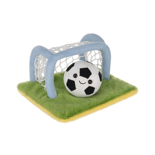 Apricot Lamb Fußball Ball Sport Plüschtiere für Kinder, weiche niedliche Kuscheltier für Baby Mädchen und Jungen, Flauschige Fußball Grün 18 cm von Apricot Lamb