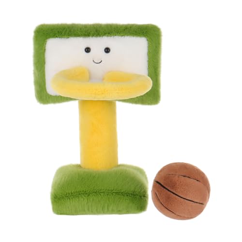 Apricot Lamb Happy Basketball Stofftiere für Kinder, weiche süße Plüschtiere für Baby Mädchen und Jungen, flauschiger Happy Basketball 10,3 Zoll von Apricot Lamb