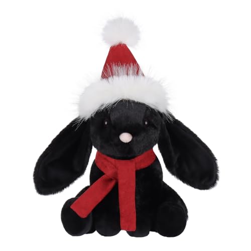 Apricot Lamb Hase Plüschtiere für Kinder, weiche niedliche Kuscheltier für Baby Mädchen und Jungen, Flauschige Weihnachten Schwarz Hase 20cm von Apricot Lamb