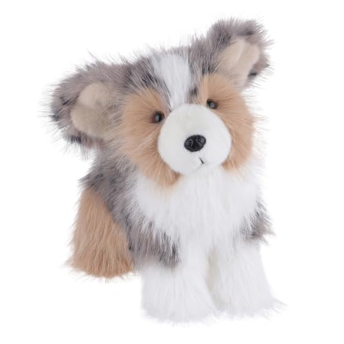 Apricot Lamb Hund Plüschtiere für Kinder, weiche niedliche Kuscheltier für Baby Mädchen und Jungen, Flauschige Hund 28 cm von Apricot Lamb