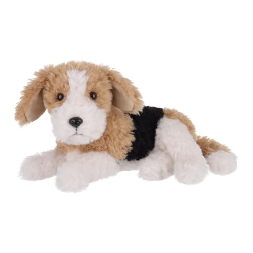 Apricot Lamb Hund Plüschtiere für Kinder, weiche niedliche Kuscheltier für Baby Mädchen und Jungen, Flauschige Hund 33 cm von Apricot Lamb