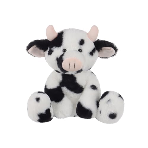 Apricot Lamb – Kuscheltier Classic Kühe 23 cm – Plüsch Spielzeug Plüschtier für Kinder und Baby – Flauschiger Stofftier zum Spielen, Geschenk & Kuscheln – Gemütliches Schmusetier -schwarz-weiße Kühe von Apricot Lamb