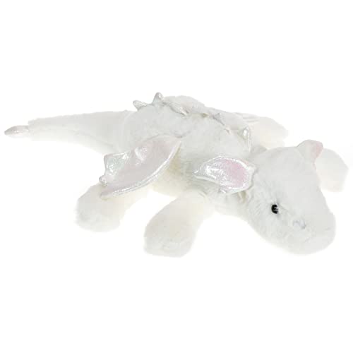 Apricot Lamb Kuscheltier Drache 35 cm Plüsch Spielzeug Plüschtier für Kinder und Baby Flauschiger Stofftier zum Spielen, Geschenk & Kuscheln Gemütliches Schmusetier Weißer Drache von Apricot Lamb