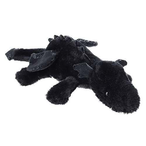 Apricot Lamb – Kuscheltier liegender Drache 35cm – Drache Plüschtier Plüsch Spielzeug weich&waschbar Geschenk für Kinder Baby Mädchen Junge(Farbe: Schwarz) von Apricot Lamb