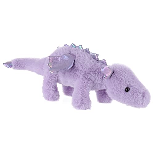 Apricot Lamb – Kuscheltier liegender Drache 35cm – Drache Plüschtier Plüsch Spielzeug weich&waschbar Geschenk für Kinder Baby Mädchen Junge(Farbe: Volett) von Apricot Lamb