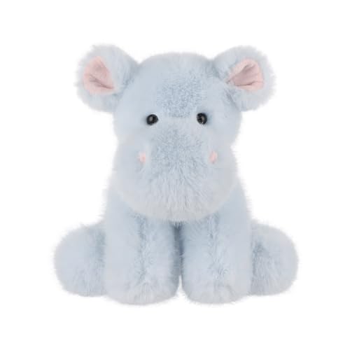 Apricot Lamb Langsame Nilpferd Plüschtiere für Kinder, weiche niedliche Kuscheltier für Baby Mädchen und Jungen, Flauschige Langsame Nilpferd Blau 23 cm von Apricot Lamb