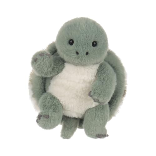 Apricot Lamb Langsame Schildkröte Plüschtiere für Kinder, weiche niedliche Kuscheltier für Baby Mädchen und Jungen, Flauschige Langsame Schildkröte Grün 18 cm von Apricot Lamb