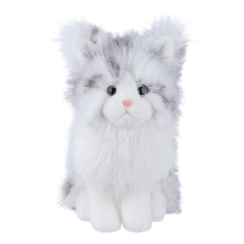 Apricot Lamb –Lolo Maine Coon Katze- Silver-Katze Cat- Plüsch Spielzeug Plüschtier für Mädchen, Jungen & Babys – Flauschiger Stofftier zum Spielen– Plüsch Maine Coon Katze von Apricot Lamb