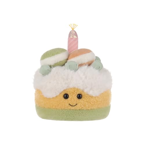 Apricot Lamb Macaron Geburtstagskuchen Plüschtiere für Kinder, weiche niedliche Kuscheltier für Baby Mädchen und Jungen, Flauschige Kuchen Gelb 18 cm Apricot Lamb Macaron Geburtstagskuchen Plüschtiere für Kinder, weiche niedliche Kuscheltier für Baby Mädchen und Jungen, Flauschige Kuchen Gelb 18 cm von Apricot Lamb