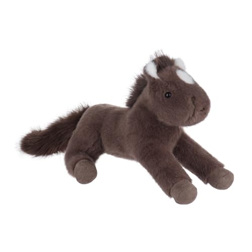 Apricot Lamb Pferd Plüschtiere für Kinder, weiche niedliche Kuscheltier für Baby Mädchen und Jungen, Flauschige Pferd Braun 42 cm von Apricot Lamb