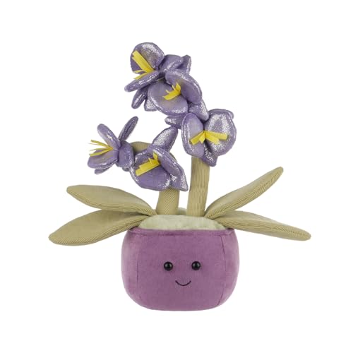 Apricot Lamb Pflanze Phalaenopsis Orchidee Blume Plüschtiere für Kinder, weiche niedliche Kuscheltier für Baby Mädchen und Jungen, Flauschige Phalaenopsis Orchidee Lila 28 cm von Apricot Lamb