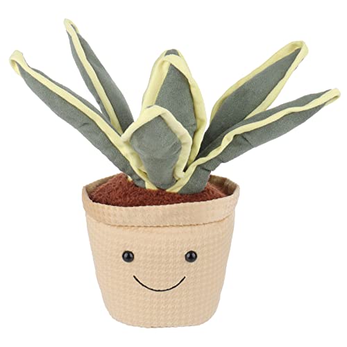 Apricot Lamb – Plüsch Pflanze Künstliche Pflanzen Sansevieria 26.5cm Plüschtier Pflanze Puppen Spielzeug weich&waschbar Geschenk für Kinder Baby Mädchen Junge von Apricot Lamb