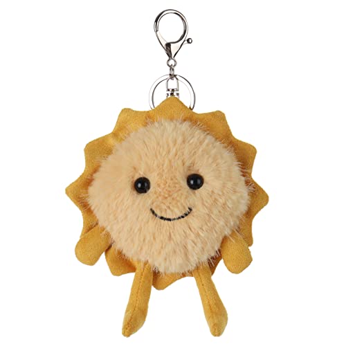 Apricot Lamb Plüsch Schlüsselanhänger Sonne 13cm(orange), Glücksbringer,Geschenke Freundin oder Freund,Auto schlüsselanhänger,Geschenk zum Führerschein, Frauen,Mädchen, Kinder von Apricot Lamb