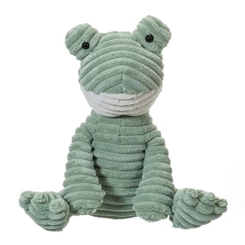 Apricot Lamb – Kuscheltier Frosch 22 cm – Plüsch Spielzeug Plüschtier für Kinder und Baby – Flauschiger Stofftier zum Spielen, Geschenk & Kuscheln – Gemütliches Schmusetier – Cord Frosch von Apricot Lamb