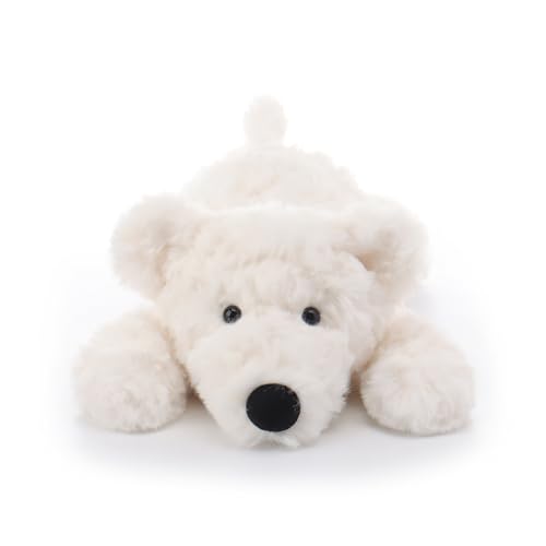 Apricot Lamb Schlafender Eisbär Plüschtiere für Kinder, weiche niedliche Kuscheltier für Baby Mädchen und Jungen, Flauschige Schlafender Eisbär Weiß 34cm Apricot Lamb Schlafender Eisbär Plüschtiere für Kinder, weiche niedliche Kuscheltier für Baby Mädchen und Jungen, Flauschige Schlafender Eisbär Weiß 34cm von Apricot Lamb