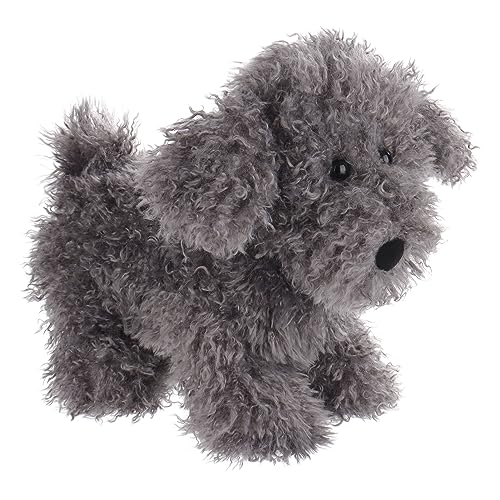 Apricot Lamb Stand Pudel Dark Grey Plüsch Spielzeug Plüschtier für Mädchen, Jungen & Babys Stofftier zum Spielen Gemütliches Schmusetier Plüsch Hund dunkelgrau von Apricot Lamb