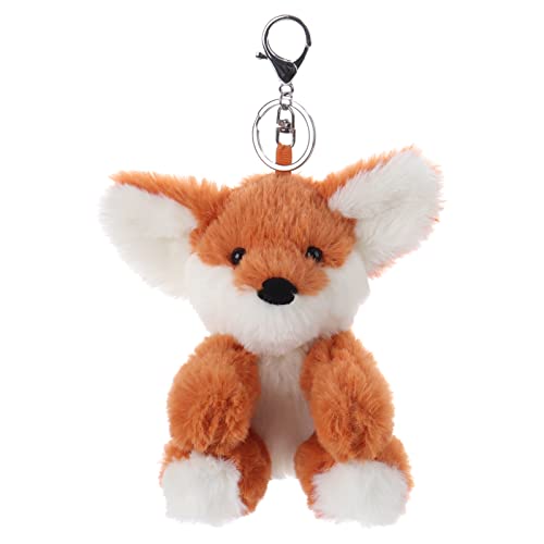 Apricot Lamb–Süßer gefüllter Fuchs Schlüsselanhänger 11 cm –Fuchs Kuscheltieranhänger mit Schlüsselring für Schlüsselband – Schultütenanhänger(Orange) von Apricot Lamb