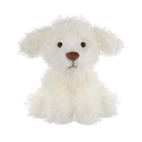 Apricot Lamb Plüsch weiß Hund Plüschtiere für Kinder, weiche niedliche Kuscheltier für Baby Mädchen und Jungen, Flauschige Hund weiß 20cm von Apricot Lamb