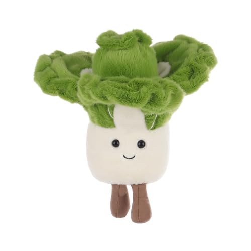 Apricot Lamb frische Kohl Plüschtiere für Kinder, weiche niedliche Kuscheltier für Baby Mädchen und Jungen, Flauschige Gemüse Kohl Grün 19 cm von Apricot Lamb