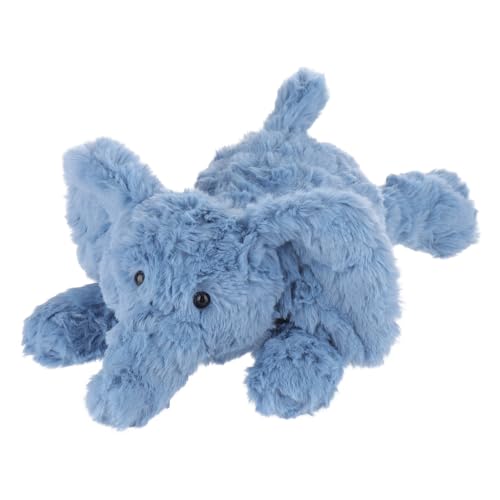 Apricot Lamb liegender Elefant Plüschtiere für Kinder, weiche niedliche Kuscheltier für Baby Mädchen und Jungen, Flauschige liegender Elefant Blau 35 cm von Apricot Lamb