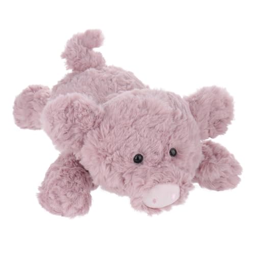 Apricot Lamb liegender Schwein Plüschtiere für Kinder, weiche niedliche Kuscheltier für Baby Mädchen und Jungen, Flauschige liegender Schwein Rosa 35 cm von Apricot Lamb