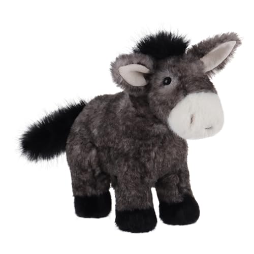 Apricot Lamb –wild Donkey– Plüsch Spielzeug Plüschtier für Mädchen, Jungen & Babys – Flauschiger Stofftier zum Spielen, Sammeln & Kuscheln – Gemütliches Schmusetier – Plüsch Esel schwarz von Apricot Lamb