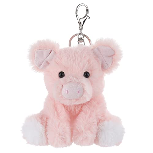 Apricot lambPlüsch Schlüsselanhänger Schewein 12cm, Glücksbringer,Geschenke Freundin oder Freund,Auto schlüsselanhänger,Geschenk zum Führerschein, Frauen,Mädchen, Kinder von Apricot Lamb