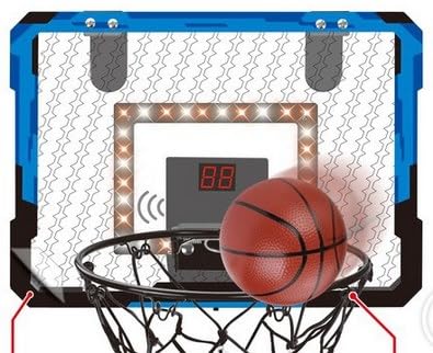 Apritsce Leucht-Basketballkorb mit elektronischer LED-Anzeigetafel, kleines Basketballkorb Kinder, Basketballspiel Sportspielzeug für Kinder, Sport Spielzeug Geschenk Outdoor Indoor von Apritsce