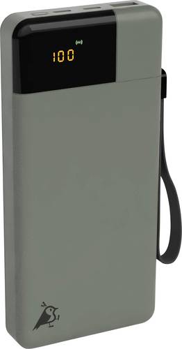 Aqiila B20+M Powerbank 20000 mAh LiPo USB-A, USB-C® Moosgrün von Aqiila