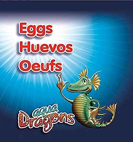 Aqua Dragons Eggs Sachet, STEM Spielzeug, EIN einfaches Haustier für Kinder, echte Wassereier, nur Wasser hinzufügen, wachsen bis zu 1,5 cm, pädagogische und wissenschaftliche Zwecke - Packung mit 1 von Aqua Dragons