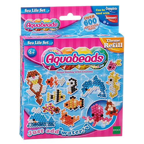 Aquabeads 79138 Meereswelt Set - Bastelset Themen Nachfüllset von Aquabeads