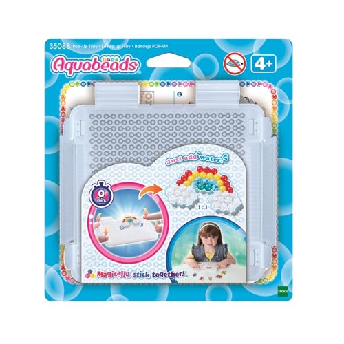 Aquabeads - Le pop up tray - Kit de loisirs créatifs - Activité manuelle enfants en toute autonomie - Accessoire pour perles qui collent avec de l'eau - Jouet enfant 4 ans et + - 35088 von Aquabeads