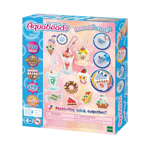 Aquabeads - Mes sundaes et accessoires sucrés - Kit de loisirs créatifs - Activité manuelle enfants en toute autonomie - Coffret de perles qui collent avec de l'eau - Jouet enfant 4 ans et + - 35090 von Aquabeads