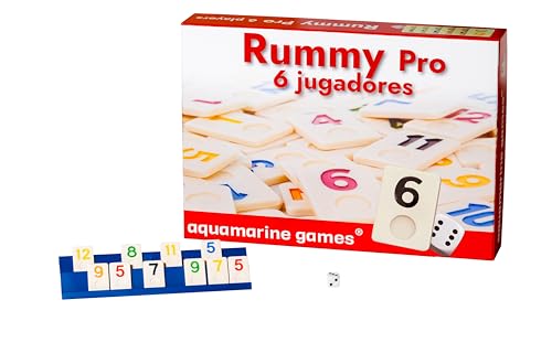 Aquamarine Games DO001 Rummy, Spiel für 6 Spieler, Modelle von Aquamarine Games