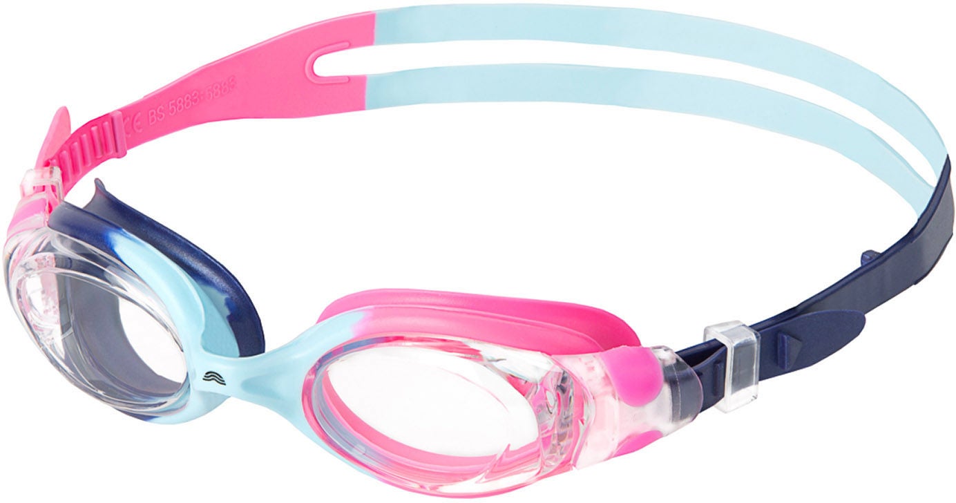 Aquarapid Whale Junior Schwimmbrille, Pink/Blue von Aquarapid