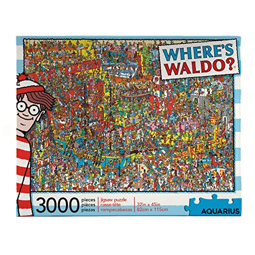 AQUARIUS 68507 Where's Waldo Toys Puzzle, Mehrfarbig, One Size von AQUARIUS