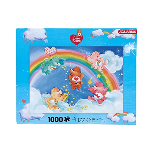 AQUARIUS Care Bears Vintage Puzzle (1000 Piece Jigsaw Puzzle) - Glare Free - Precision Fit - Virtually No Puzzle Dust - Officially Licensed Care Bears Collectibles - 20x28 Inches von AQUARIUS