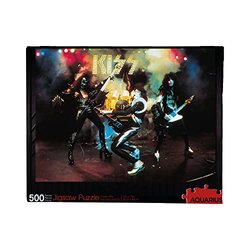 Aquarius 62225 Puzzle (500 Piece Jigsaw Glare Free-Precision Fit-Officially Licensed Merchandise & Collectibles-14x19 Inches Kiss von AQUARIUS