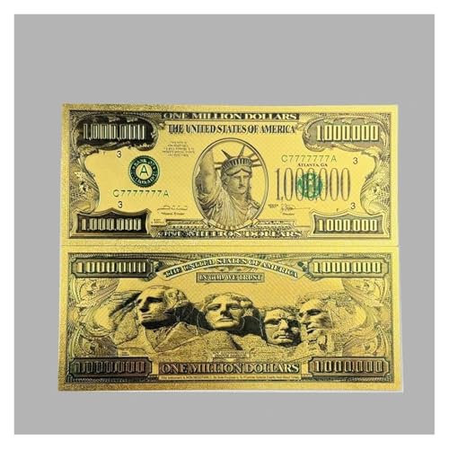 Aqxyvfr nrhnrhh 10 Teile/los Farbige Amerika Banknote Millionen Und Milliarden Dollar Banknote Gefälschte Replik Papier Geld for Home Dekoration(2) von Aqxyvfr