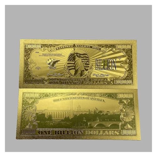 Aqxyvfr nrhnrhh 10 Teile/los Farbige Amerika Banknote Millionen Und Milliarden Dollar Banknote Gefälschte Replik Papier Geld for Home Dekoration(4) von Aqxyvfr