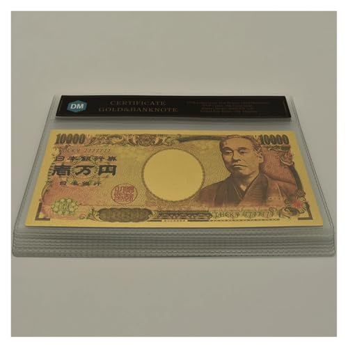 Aqxyvfr nrhnrhh Geld Goldfolie Banknoten 7 Arten Papiergeld Super Par Wert gefälschte Geld Sammlung Geschenk(10pcs Bag set-06) von Aqxyvfr