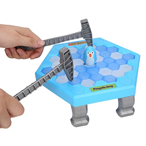 Aramox Ice Breaking Save Interactive Puzzle Toy für Elternkindspiel, mit 42 Eiswürfeln, Geeignet für 3+ Jahre Alt, Plastik, Plastik (Pinguin -Spieltischspielzeug) von Aramox