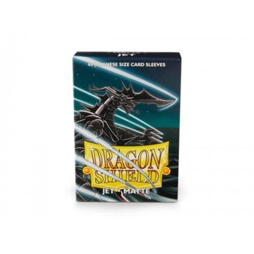 Arcane Tinmen 11124 Dragon Shield-Matte Japanese Size Sleeves 60pk-Jet, Multicoloured von Dragon Shield