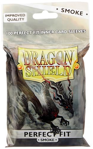 Arcane Tinman ART13023 AT-13023 Dragon Shield-Perfect Fit Standard Sleeves 100pk-Smoke, Smoke, One Size von Arcane Tinmen