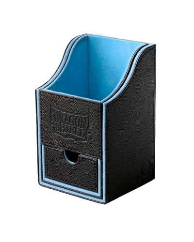 Arcane Tinmen 40203 - Dragon Shield: Nest Box + Dice Tray – Black/Blue von Arcane Tinmen