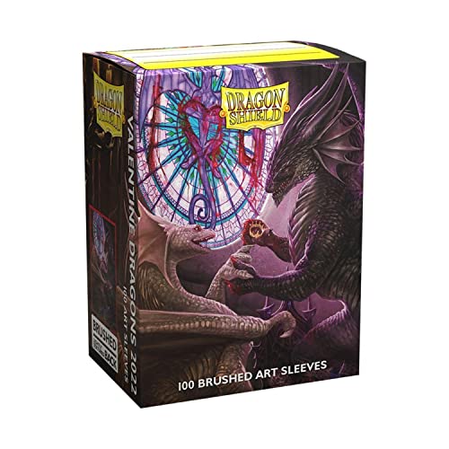 Arcane Tinmen Dragon Shield Brushed Art Sleeves - Valentine Dragon 2022 (100 Sleeves) von Dragon Shield